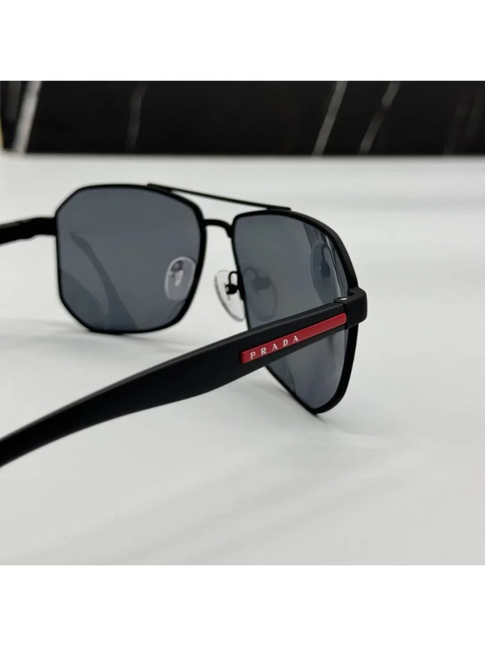 Prada Linea Rossa PS51VS DG05Z1 Men Black Gray Sport Sunglasses Authentic NEW